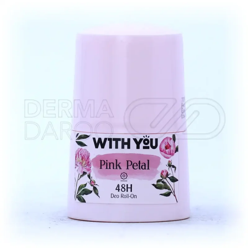 رول ضد تعریق زنانه ویت یو مدل Pink Petal حجم ۵۰ میلی لیتر