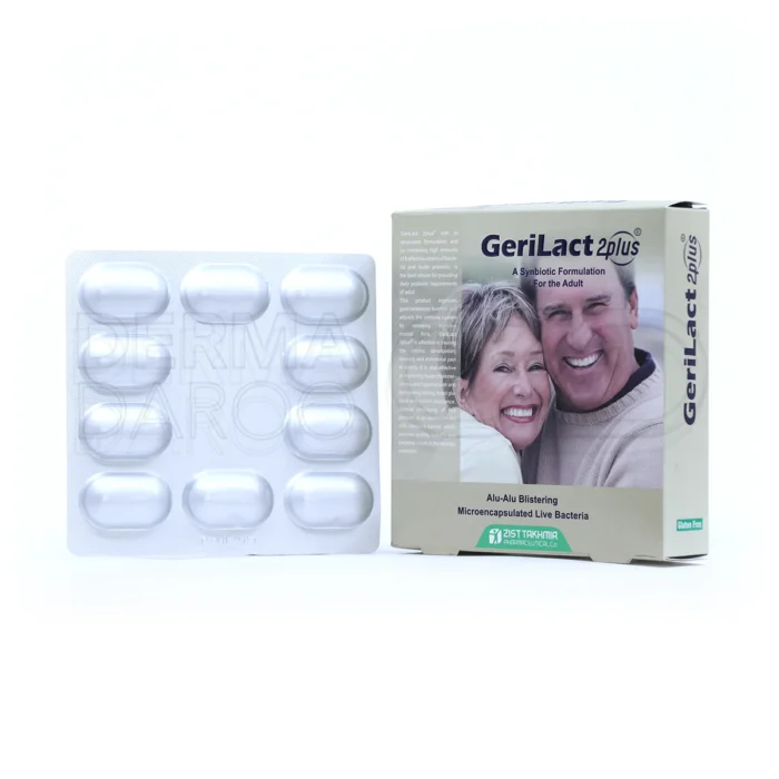 zist-takhmir-gerilact-30-caps (1) کپسول ژری لاکت توپلاس زیست تخمیر، با ۶ سویه پروبیوتیک، در بستهبندی، تقویت سیستم ایمنی، بهبود گوارش و سلامت قلب.