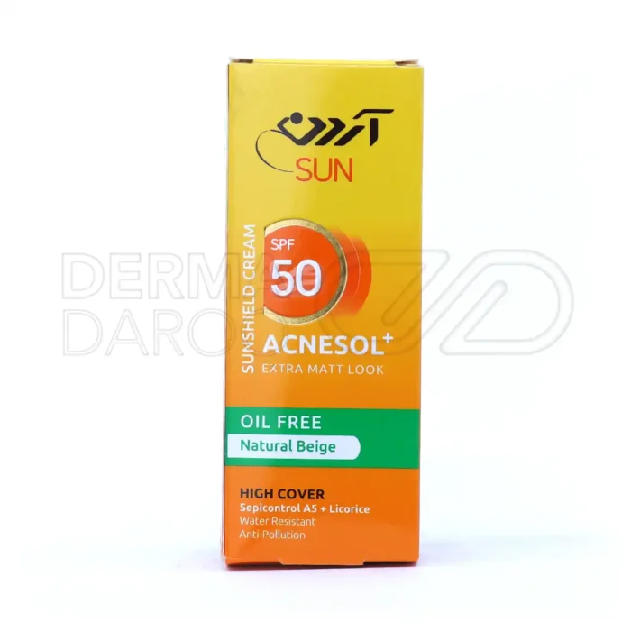 کرم ضد آفتاب آکنه سل آردن SPF50 مناسب پوست چرب ۵۰ گرم