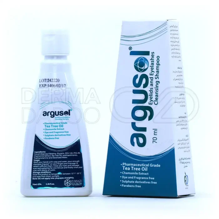 شامپو شستشو پلک و مژه آرگوسول 70 میلی لیتر