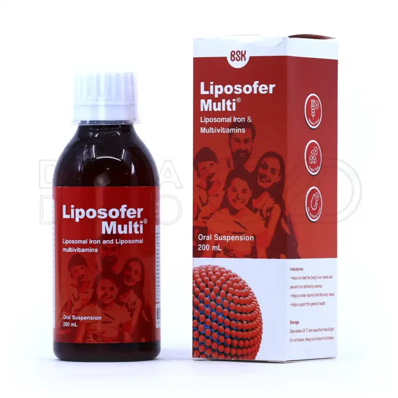 شربت لیپوزوفر مولتی بی اس کی 200 میلی لیتر