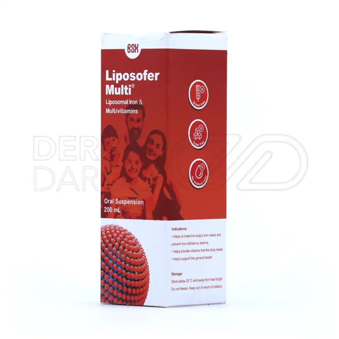 شربت لیپوزوفر مولتی بی اس کی 200 میلی لیتر