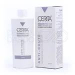 شامپو ضد ریزش پرومین سریتا در بطری سفید با عصاره گزنه و آلوئه ورا برای جلوگیری از ریزش هورمونی و تقویت مو