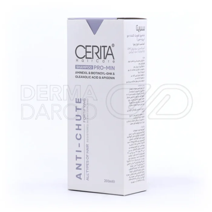 شامپو سریتا با پانتنول و آلوئه ورا برای آبرسانی و جلوگیری از ریزش هورمونی مو