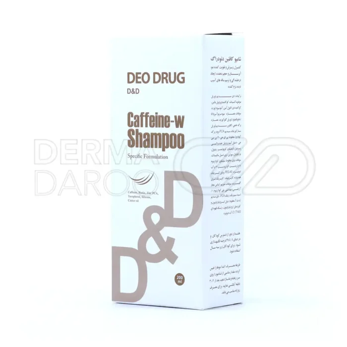 شامپو کافئین دئودراگ مخصوص بانوان ۲۰۰ میلی لیتر