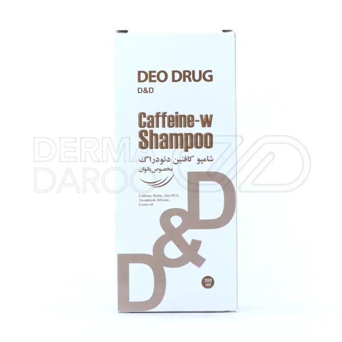 شامپو کافئین دئودراگ مخصوص بانوان ۲۰۰ میلی لیتر