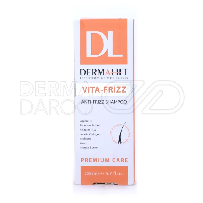 شامپو ضد وز درمالیفت، با پلی کواترنیوم ۱۰ و عصاره صمغ آکاسپاسیل، صاف کننده و محافظ تار مو