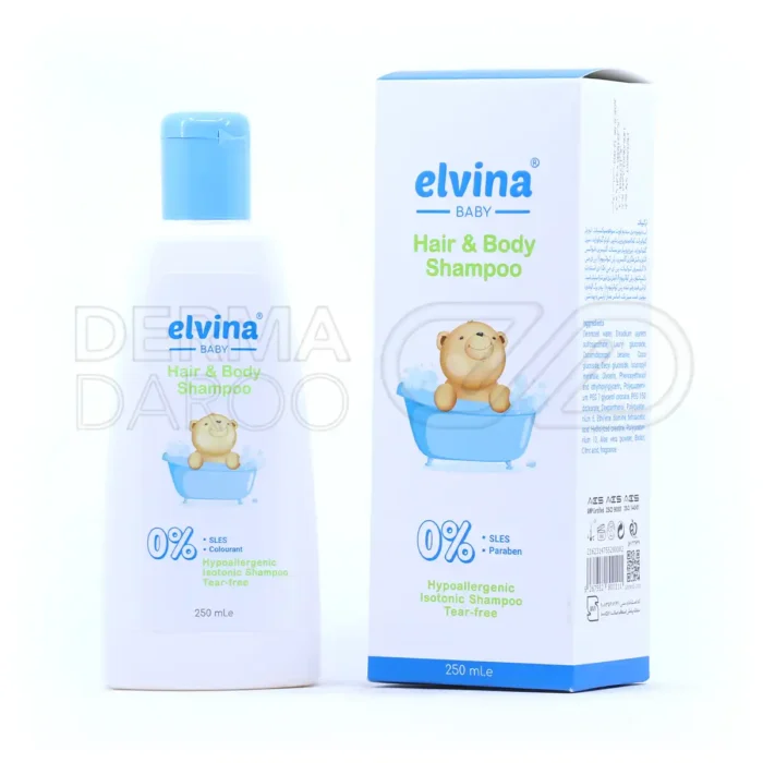 شامپو سر و بدن کودک الوینا 250 میلی لیتر