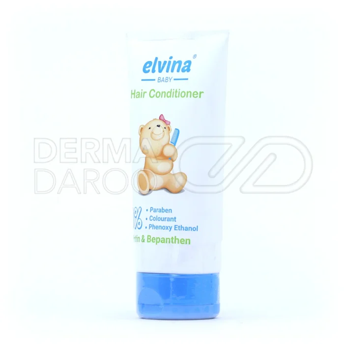 نرم‌کننده کودک الوینا، فاقد پارابن، شانه‌پذیری آسان و نرمی مو.