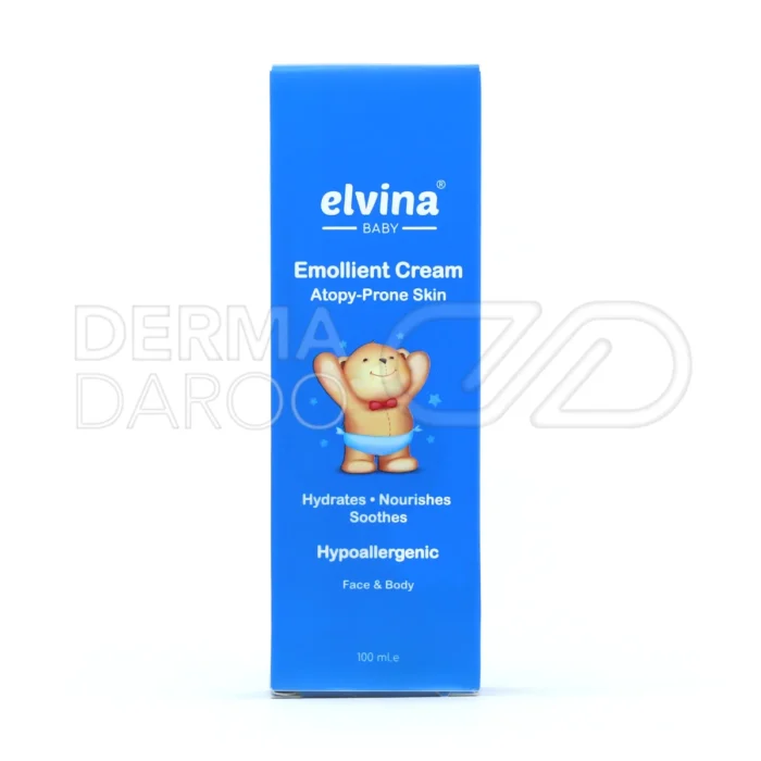 کرم اتوپیک کودک الوینا، با گلیسیرین و عصاره بید علفی، فاقد مواد حساسیت‌زا، مرطوب‌کننده و التیام‌بخش اگزما.