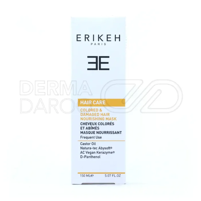 ماسک مو مغذی مناسب موهای رنگ شده و آسیب دیده اریکه ۱۵۰ میلی لیتر