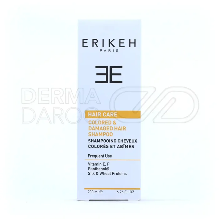شامپو موهای رنگ شده و آسیب دیده اریکه ۲۰۰ میلی لیتر