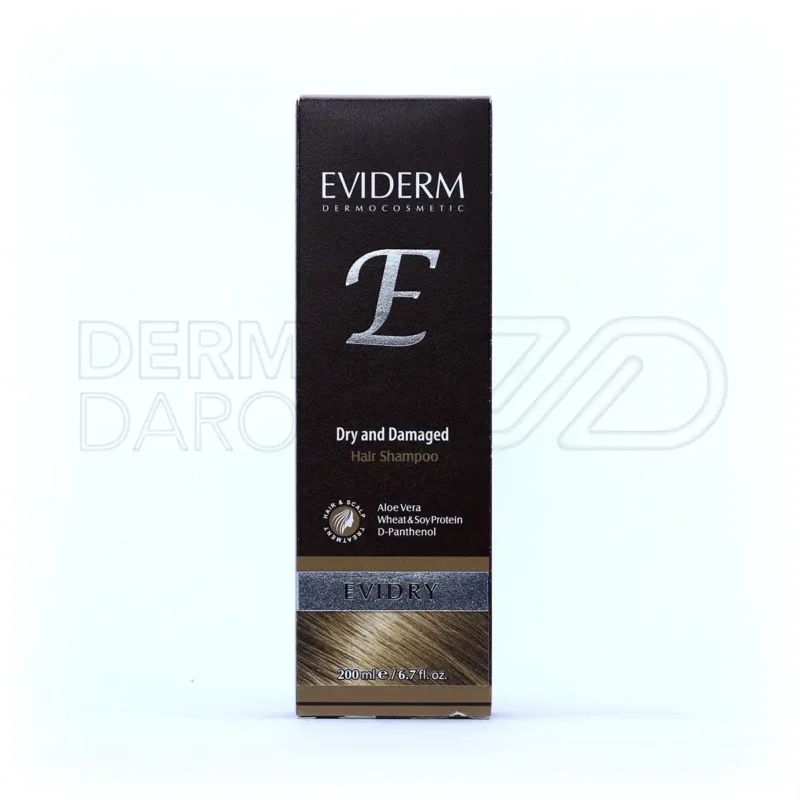 شامپو اویدرای اویدرم مناسب موهای خشک و آسیب دیده 200 میلی لیتر