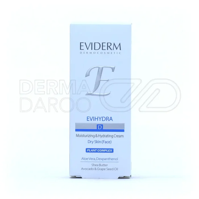 کرم مرطوب کننده و آبرسان صورت پوست خشک اویدرم 50 میلی لیتر