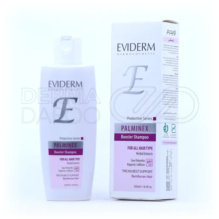 eviderm-palminex-anti-hair-loss-shampoo-250-ml (1) شامپو ضد ریزش مو پالمینکس اویدرم 250 میلی لیتر