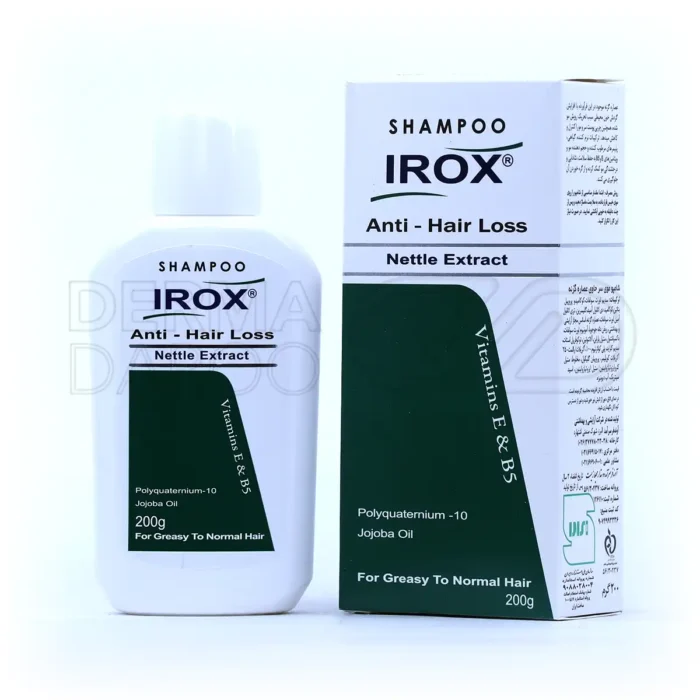 شامپو گزنه ایروکس مناسب موهای چرب و معمولی ۲۰۰ گرم