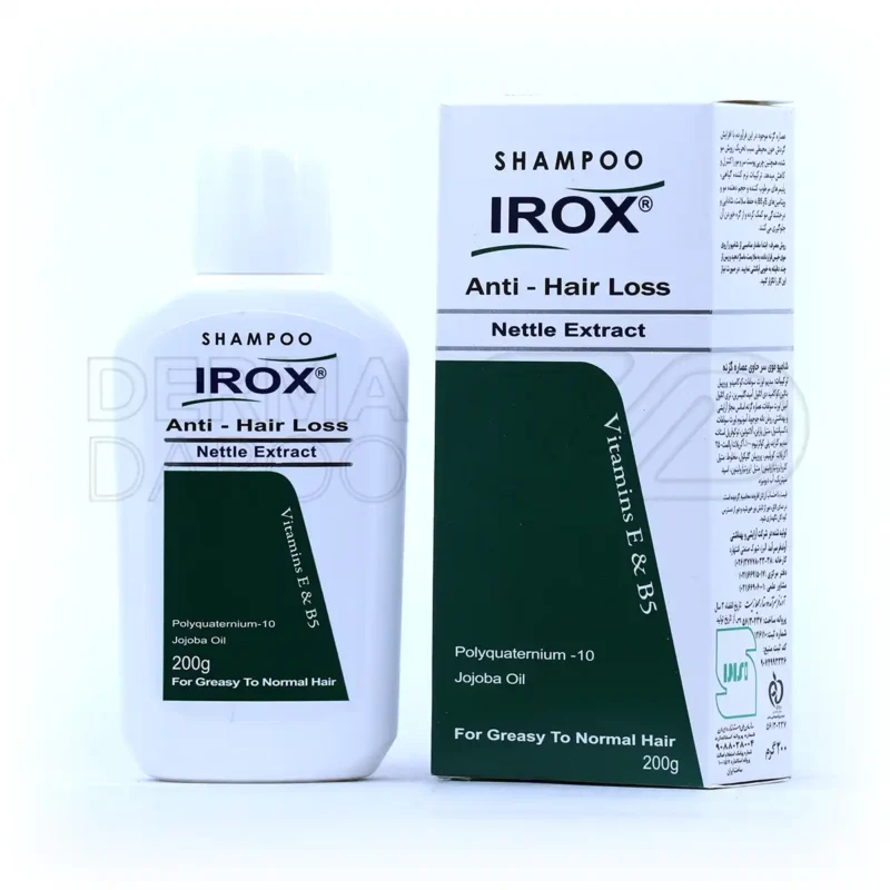 شامپو گزنه ایروکس مناسب موهای چرب و معمولی ۲۰۰ گرم