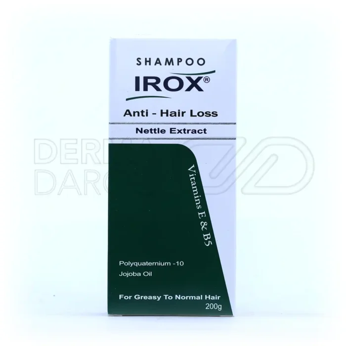 شامپو گزنه ایروکس مناسب موهای چرب و معمولی ۲۰۰ گرم