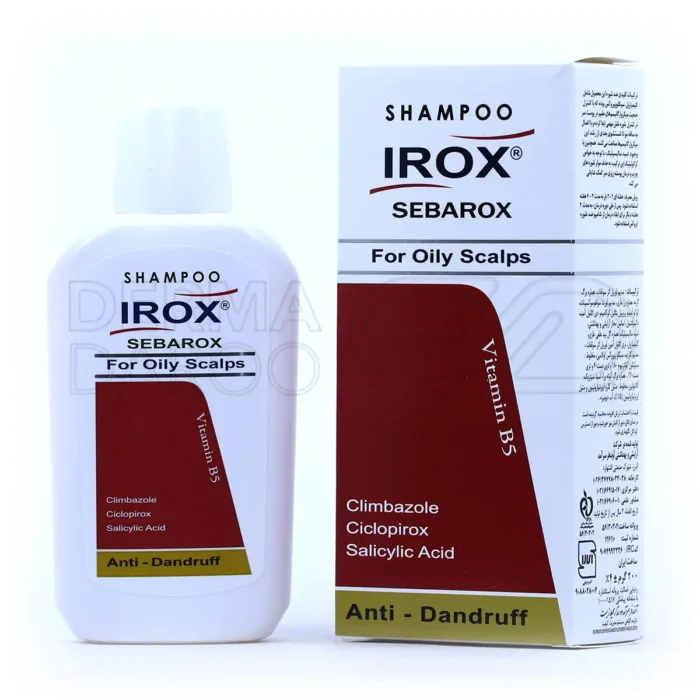 شامپو ضد شوره چرب ایروکس مدل سباروکس 200 گرم