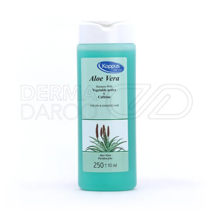 شامپو آلوئه ورا کاپوس مناسب موهای خشک و آسیب دیده ۲۵۰ میلی لیتر