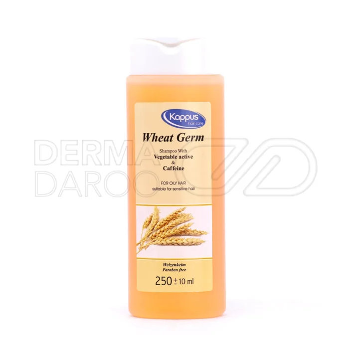 شامپو جوانه گندم کاپوس مناسب موهای چرب ۲۵۰ میلی لیتر