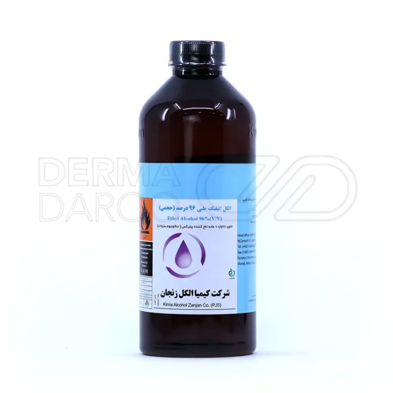 الکل ۹۶ درصد طبی کیمیا الکل زنجان 1 لیتری
