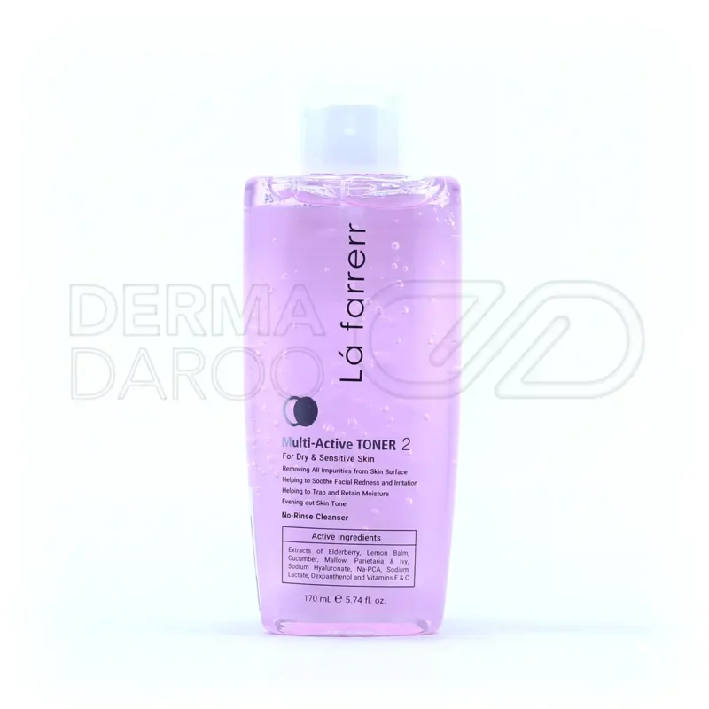 تونر مولتی اکتیو پوست خشک و حساس لافارر 170 میلی لیتر