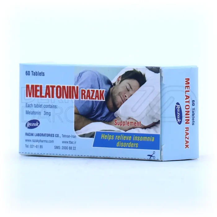قرص ملاتونین رازک 3 میلی گرم 60 عدد