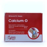 قرص کلسیم و ویتامین D3 شفا 50 عدد