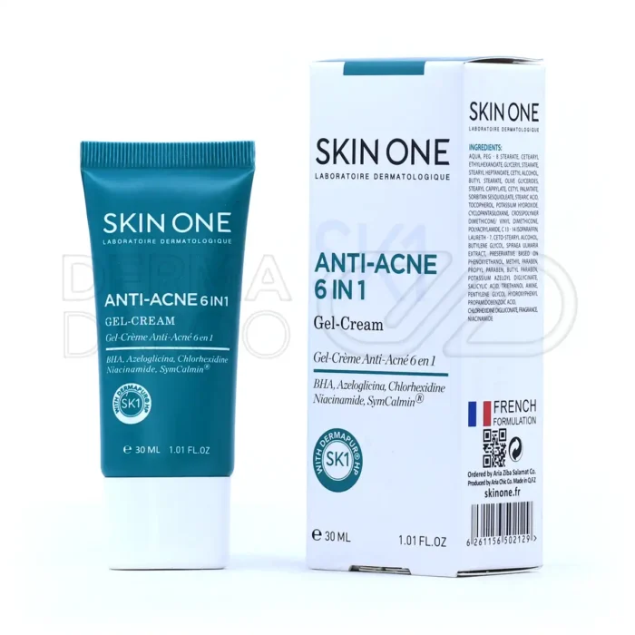 ژل کرم ضد جوش 6 در 1 اسکین وان 30 میلی لیتر