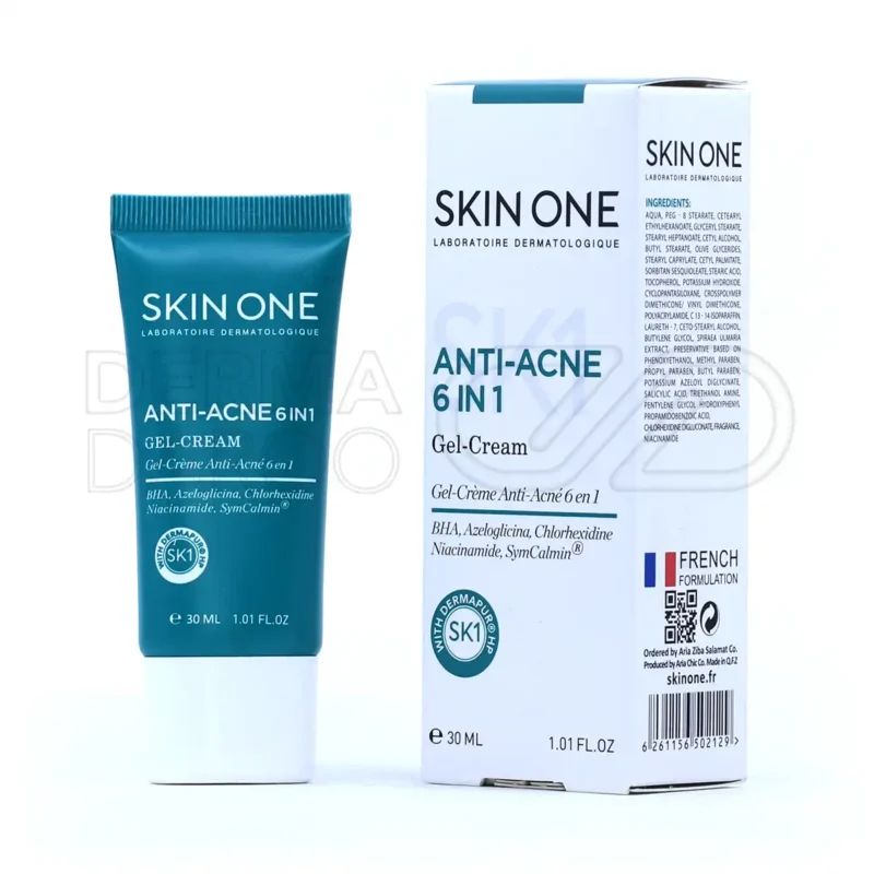 ژل کرم ضد جوش 6 در 1 اسکین وان 30 میلی لیتر