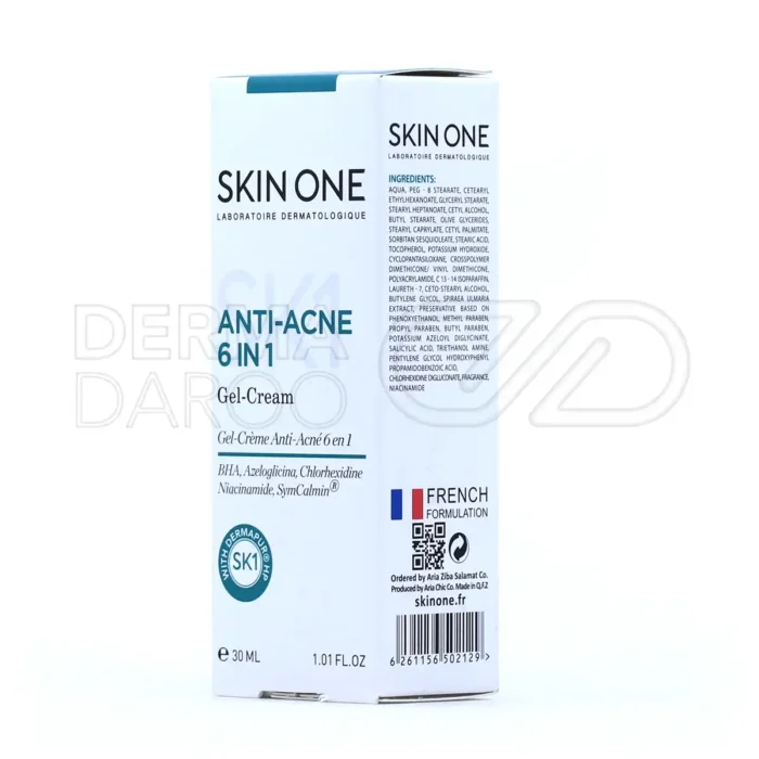 ژل کرم ضد جوش 6 در 1 اسکین وان 30 میلی لیتر