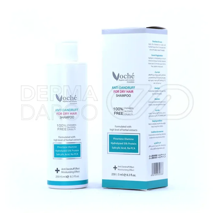 شامپو ضد شوره مناسب موی خشک وچه 250 میلی لیتر
