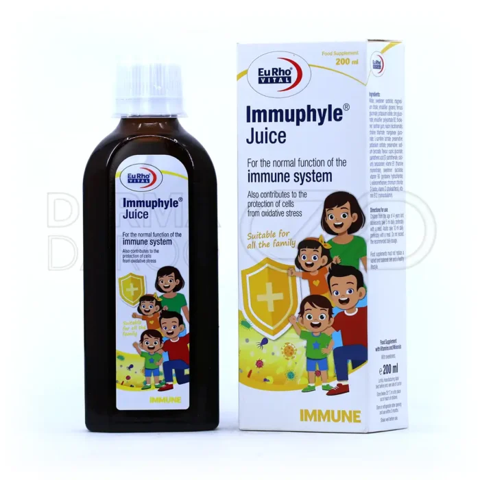 eurho-vital-immuphyle-juice-syrup-200-ml (1) شربت ایموفیل جویس یوروویتال 200 میلی لیتر
