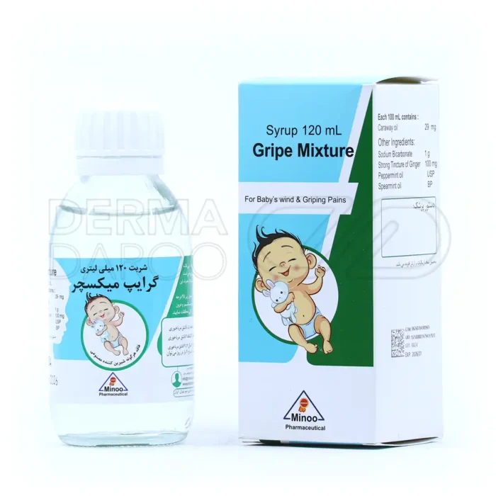 شربت گرایپ میکسچر مینو ۱۲۰ میلی لیتر