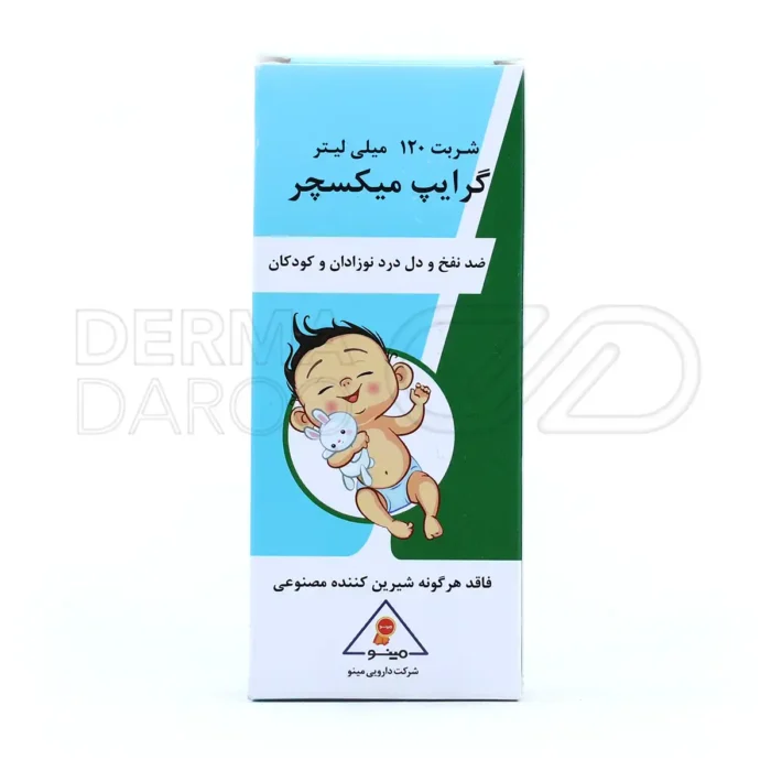 شربت گرایپ میکسچر مینو ۱۲۰ میلی لیتر