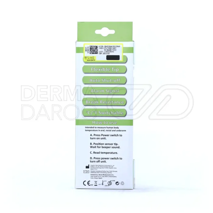 تب سنج دیجیتالی آلونزو مدل MT-4320 - تصویر 2