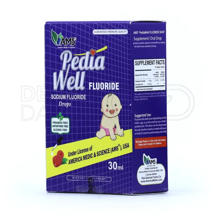 قطره خوراکی فلوراید پدیاول بدون الکل و شیرین‌کننده مصنوعی، گزینه‌ای ایده‌آل برای مراقبت از دندان‌های کودک