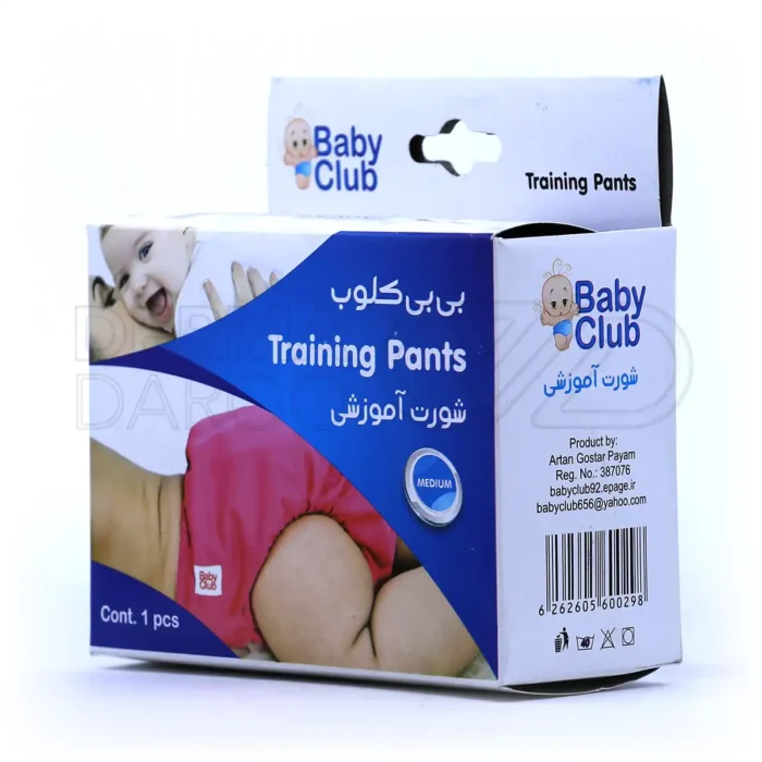 شورت آموزشی با جنس پلاستیک نرم و ضدآب، رطوبت را حفظ کرده و با پوست کودک سازگار است