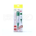 دماسنج دیجیتال ضدآب در بسته‌بندی مقاوم، با سری انعطاف‌پذیر، نمایشگر LCD، خاموشی خودکار و هشدار دمای بالا