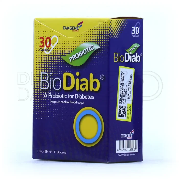 کپسول تکژن فارما، کاهش فشار خون و نقص کلیوی در دیابت، با لاکتوباسیلوس اسیدوفیلوس و مالتودکسترین