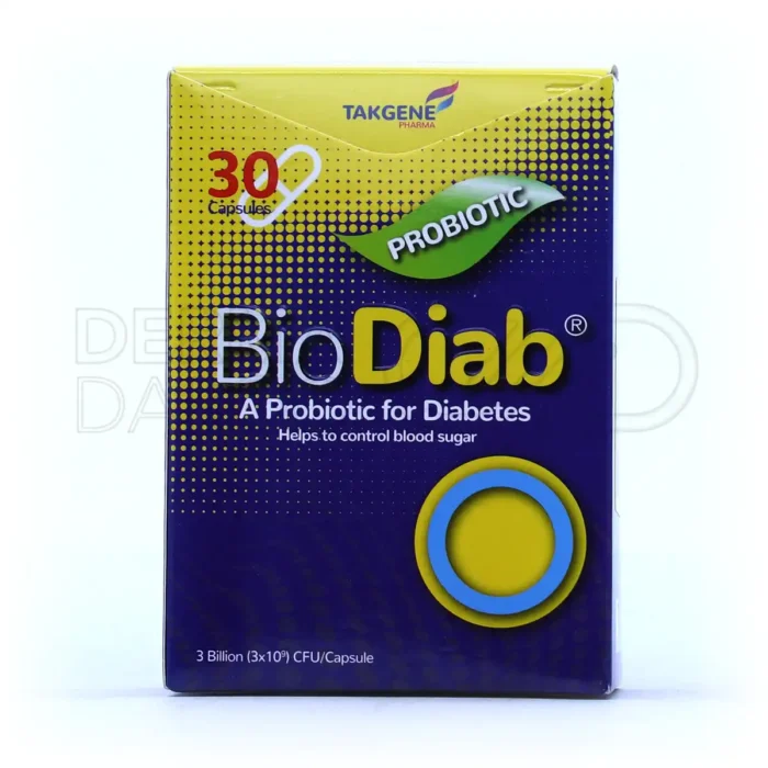 کپسول بایو دایاب، تقویت سیستم ایمنی، کاهش عوارض دیابت، حاوی باسیلوس کواگوالانس برای سلامت گوارش