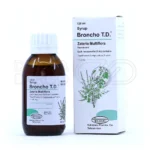 شربت برونکوتیدی تولیدارو در بسته‌بندی بهداشتی، با آویشن شیرازی و تیمول، خلط‌آور و تسکین‌دهنده سرفه و برونشیت