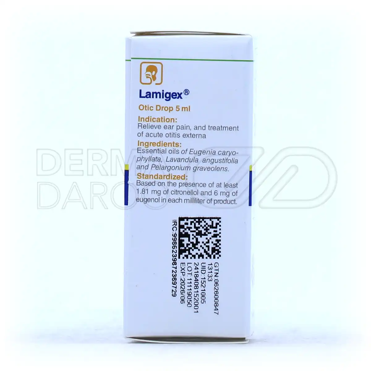 قطره لامیژکس باریج با عصاره میخک و اسطوخودوس، ضدعفونی و ضد التهاب، مناسب درمان گوش خارجی