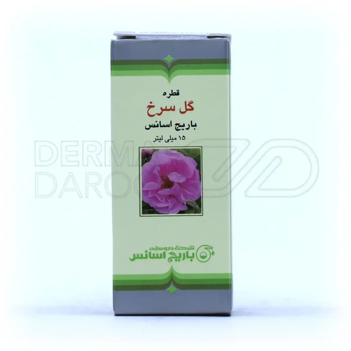 قطره خوراکی گل سرخ باریج اسانس، با اسانس گل محمدی، ضد افسردگی و اضطراب، افزایش میل جنسی