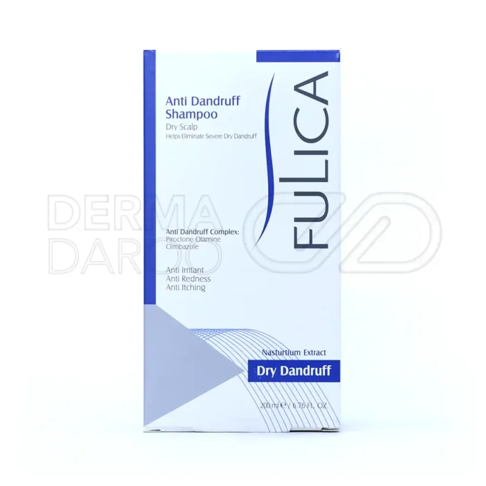 شامپو فولیکا حاوی پروپیلن گلیکول و کوکو گلوکوزاید، رطوبت رسان و ضد شوره خشک، پاکسازی کننده پوست سر