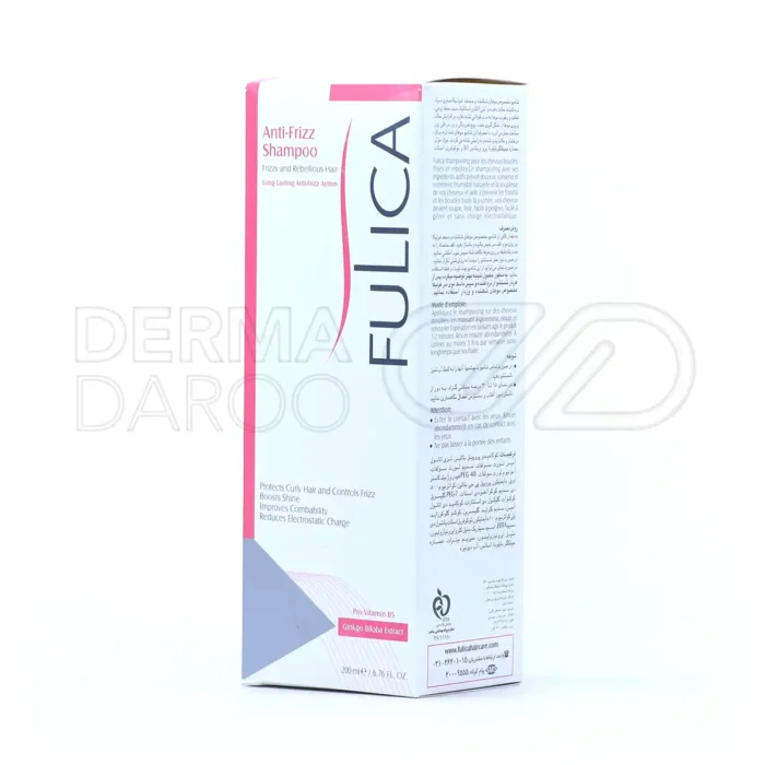 شامپو فولیکا با پلی کواترنیوم-10 و دایمتیکون، ترمیم کننده موهای شکننده، ضد وز و آنتی الکترواستاتیک