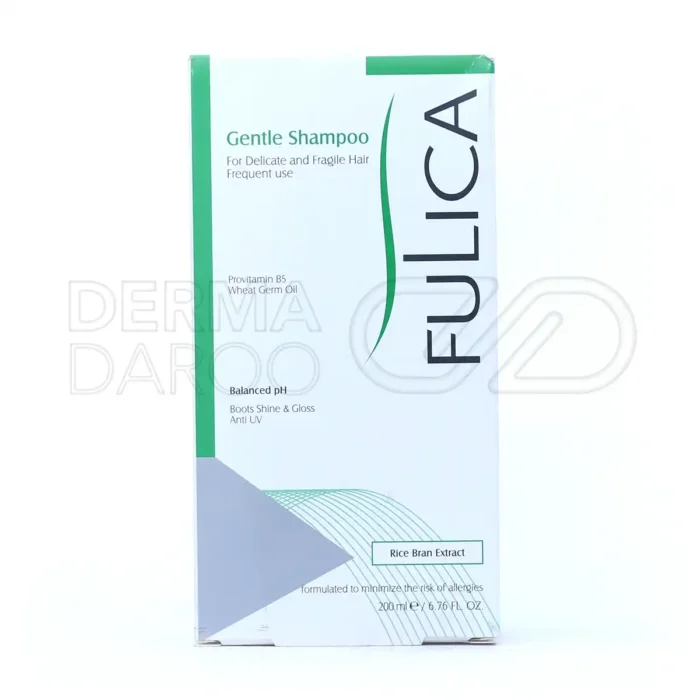 شامپو ملایم فولیکا حاوی روغن جوانه گندم و گلیسیرین، محافظ ساقه مو، افزایش دهنده مقاومت و نرمی