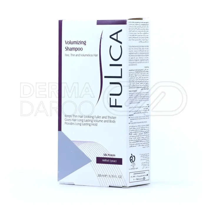 شامپو فولیکا برای موهای نازک، با عصاره بومادران و سیلیکون، حالت دهنده و افزایش دهنده استحکام مو
