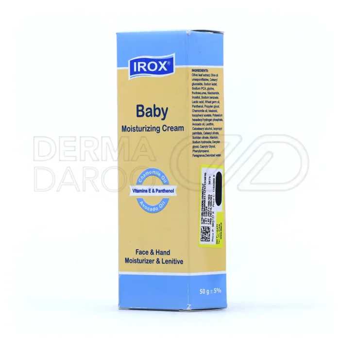 کرم مرطوب‌کننده ایروکس، حاوی روغن آووکادو و گلیسرین، التیام‌بخش، جلوگیری از اگزما، مناسب کودکان